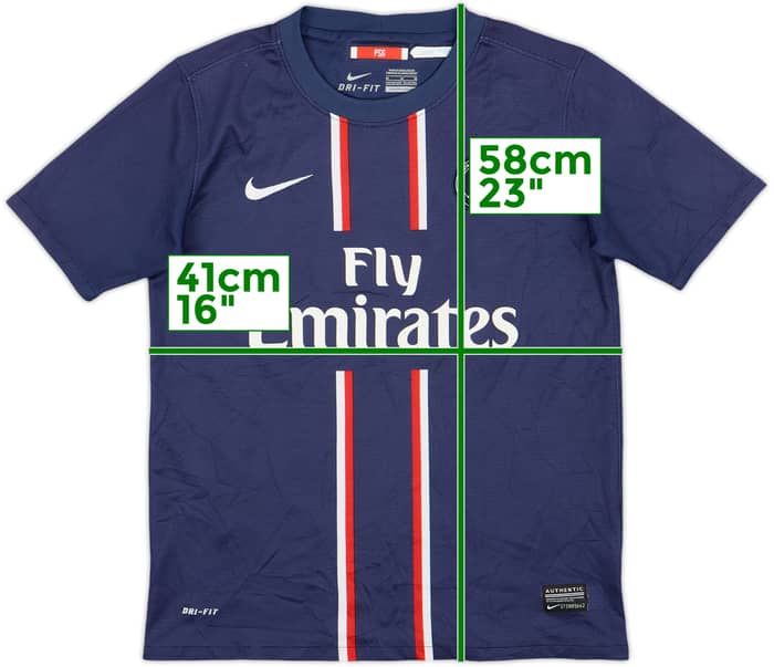 2012-13 Paris Saint-Germain Home Shirt Lucas - 6/10 - (M.Boys)