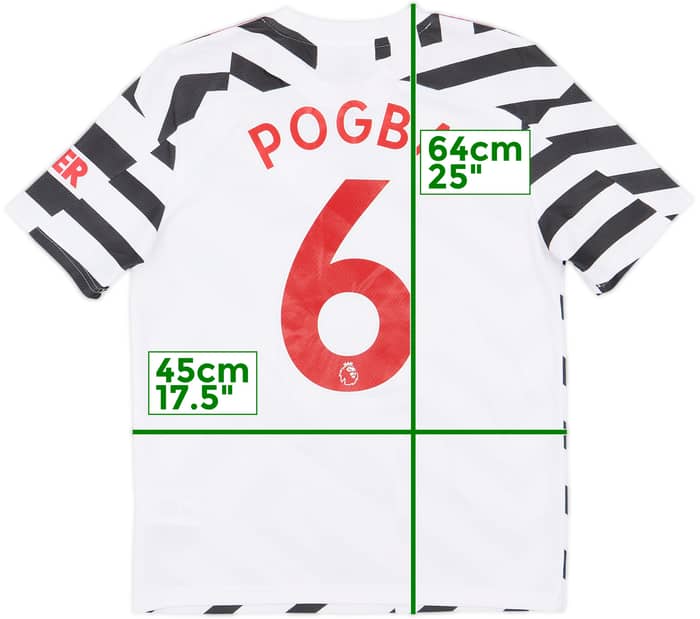2020-21 Manchester United Third Shirt Pogba #6 - 9/10 - (L.Boys)