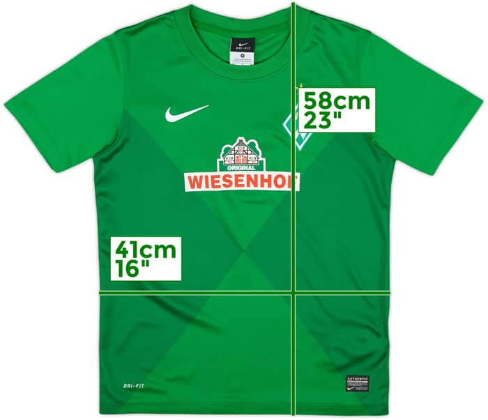 2012-13 Werder Bremen Home Shirt - 10/10 - (M.Boys)