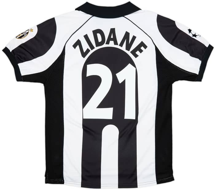 1997-98 Juventus Centenary Home Shirt Zidane #21 - 7/10 - (L)