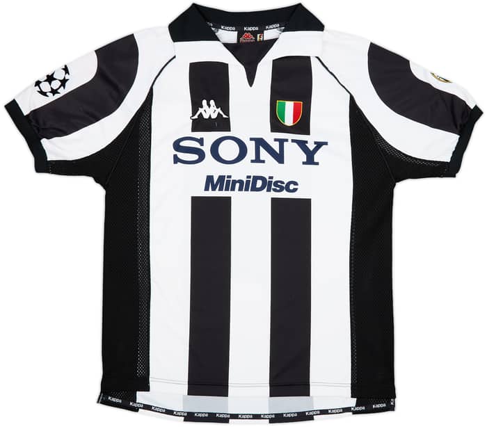 1997-98 Juventus Centenary Home Shirt Zidane #21 - 7/10 - (L)