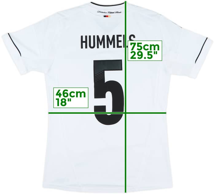 2012-13 Germany Home Shirt Hummels #5 - 9/10 - (XL.Boys)