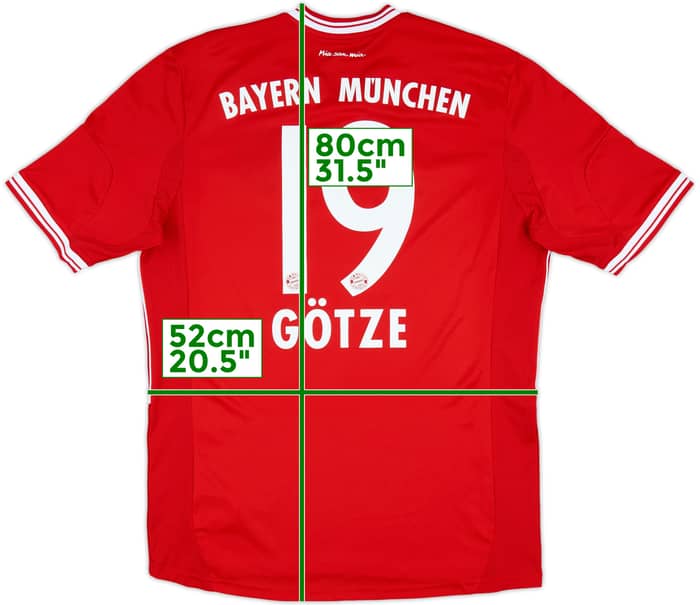 2013-14 Bayern Munich Home Shirt Gotze #19 - 7/10 - (L)