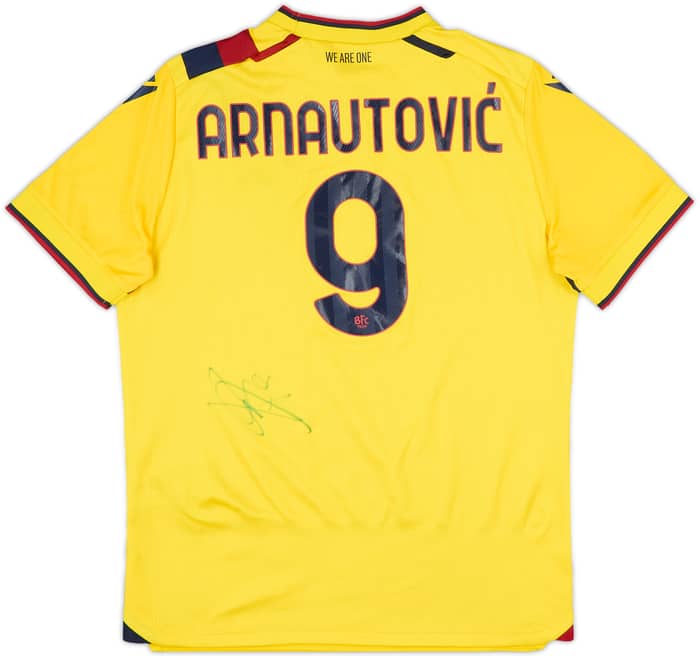 2021-22 Bologna Signed Third Shirt Arnautovic #9 - 7/10 - (XL.Boys)