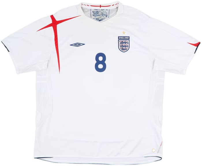 2005-07 England Home Shirt Lampard #8 - 7/10 - (3XL)
