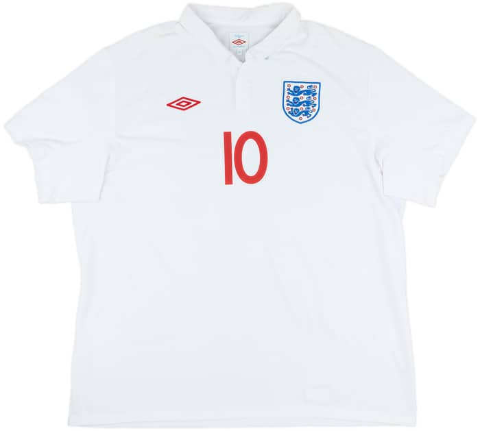 2009-10 England Home Shirt Rooney #10 - 6/10 - (3XL)