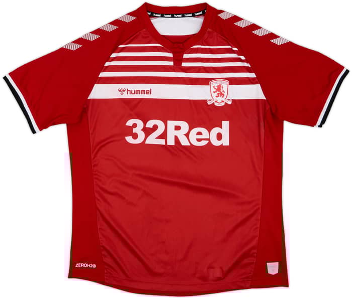 2019-20 Middlesbrough Home Shirt - 9/10 - (XL)