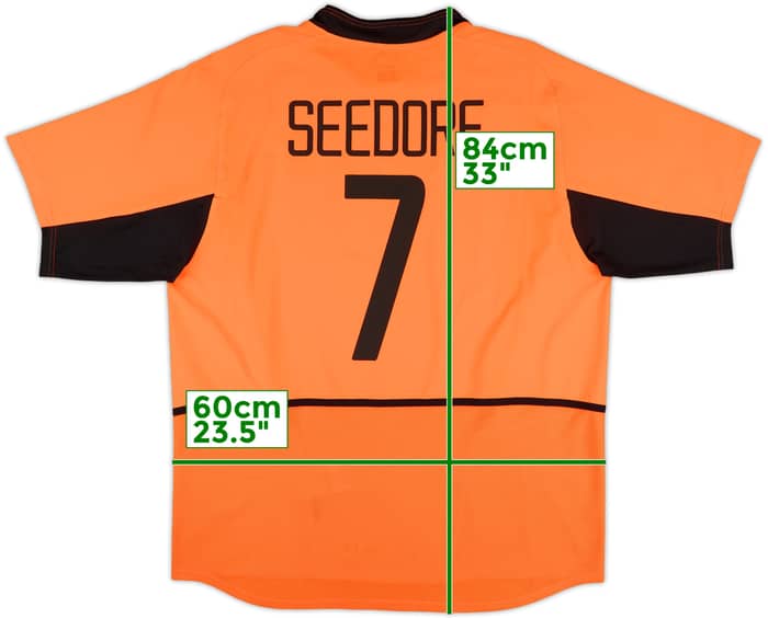 2002-04 Netherlands Home Shirt Seedorf #7 - 8/10 - (XL)