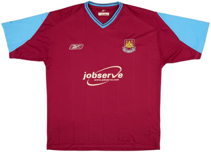 2003-05 West Ham Camiseta de local - 8/10 - (L)