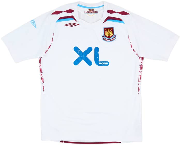 2007-08 West Ham Away Shirt - 4/10 - (L)