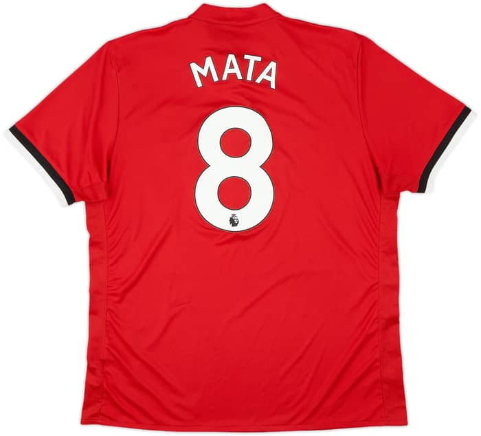 2017-18 Manchester United Home Shirt Mata #8 - 6/10 - (XL)