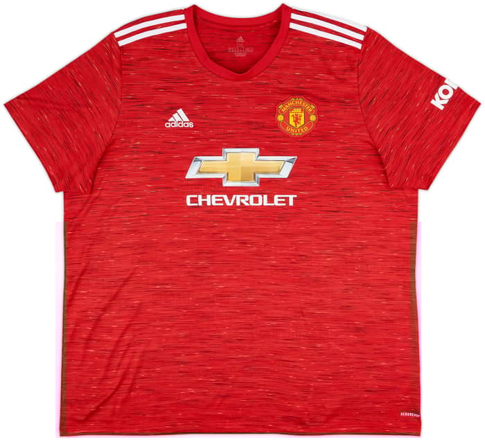 2020-21 Manchester United Home Shirt B.Fernandes #18 - 8/10 - (3XL)