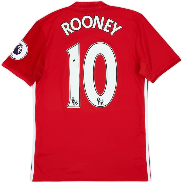 2016-17 Manchester United Home Shirt Rooney #10 - 5/10 - (S)