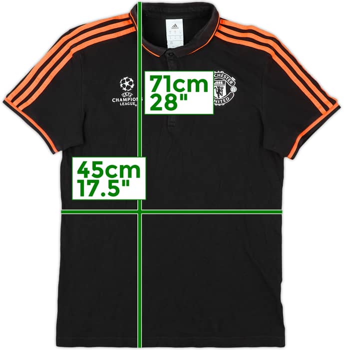 2015-16 Manchester United adidas CL Polo Shirt - 8/10 - (M)