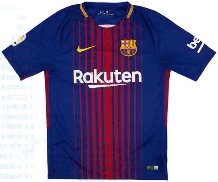 2017-18 Barcelona Home Shirt Messi #10 - 10/10 - (S)