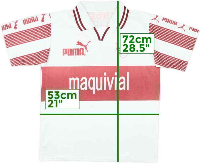 1994-96 Club Atletico Platense Home Shirt - 6/10 - (L)