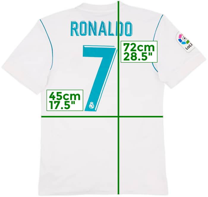 2017-18 Real Madrid Home Shirt Ronaldo #7 - 9/10 - (S)