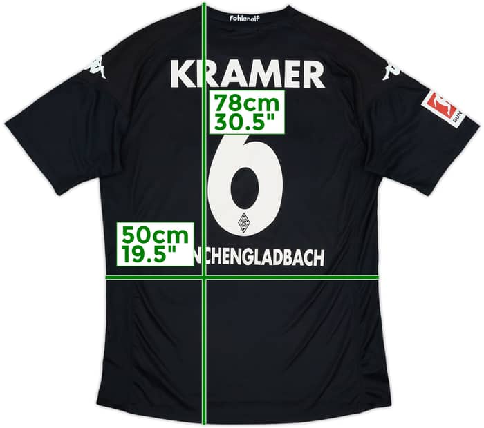 2017-18 Borussia Monchengladbach Third Shirt Kramer #6 - 5/10 - (L)