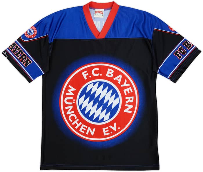 1990s Bayern Munich Nutmeg Graphic Shirt - 7/10 - (XL.Boys)