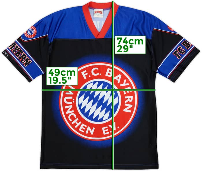 1990s Bayern Munich Nutmeg Graphic Shirt - 7/10 - (XL.Boys)