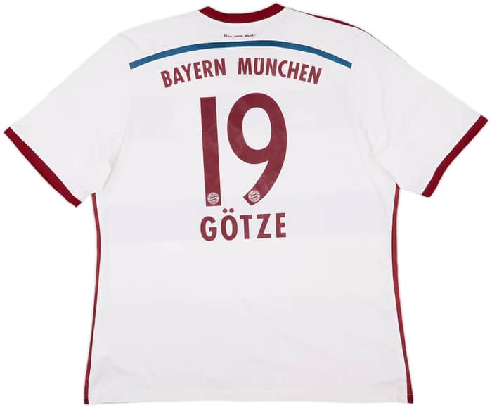 2014-15 Bayern Munich Away Shirt Gotze #19 - 7/10 - (XXL)