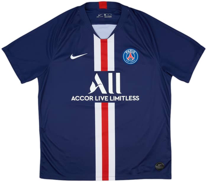 2019-20 Paris Saint-Germain Home Shirt Mbappe #7 - 10/10 - (XL)