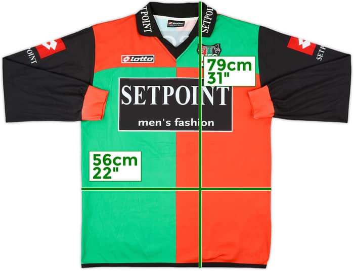 2004-05 NEC Nijmegen Home L/S Shirt - 9/10 - (L)