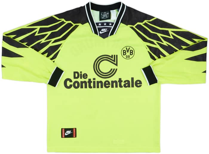 1994-95 Borussia Dortmund Home L/S Shirt - 10/10 - (M)