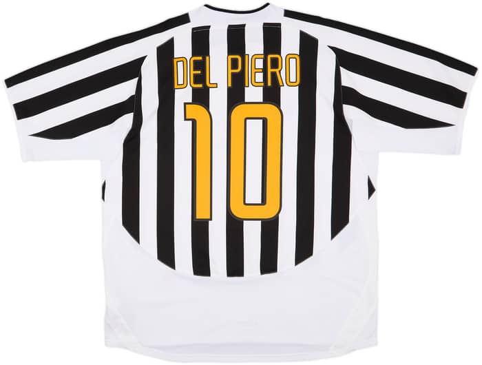 2003-04 Juventus Home Shirt Del Piero #10 - 9/10 - (XXL)