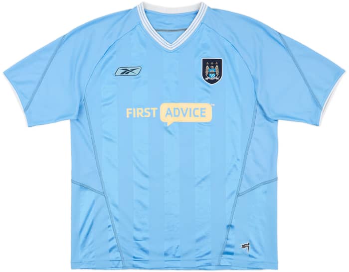 2003-04 Manchester City Home Shirt Anelka #39 - 7/10 - (XL)