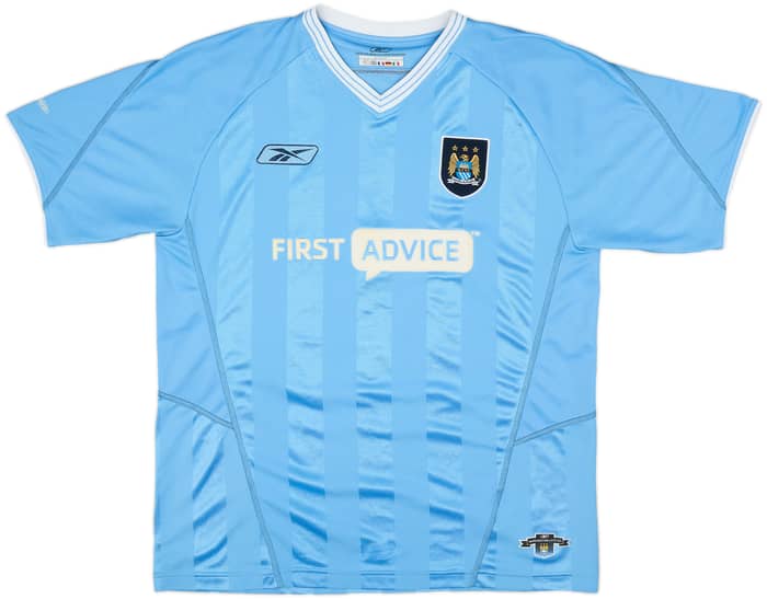 2003-04 Manchester City Home Shirt Anelka #39 - 8/10 - (M)