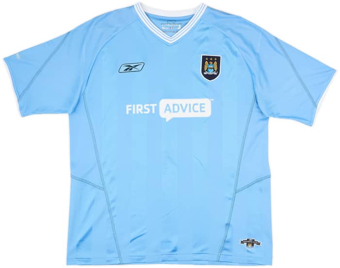 2003-04 Manchester City Home Shirt Anelka #39 - 8/10 - (L)