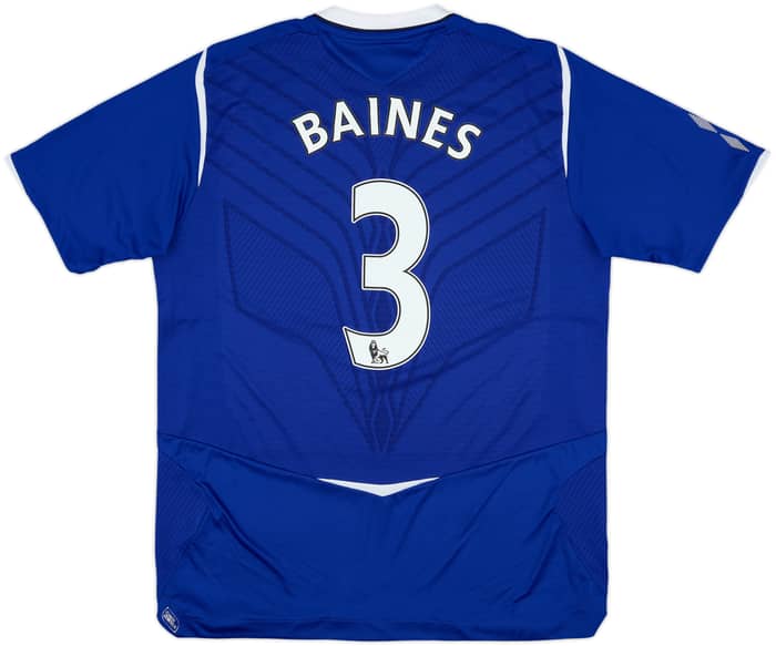 2008-09 Everton Home Shirt Baines #3 - 7/10 - (L)