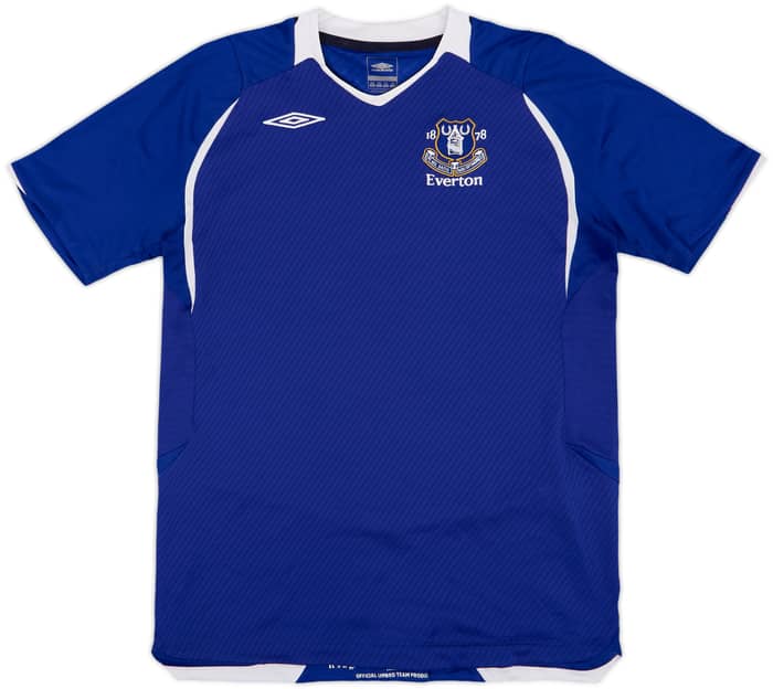 2008-09 Everton Home Shirt - 9/10 - (XL.Boys)