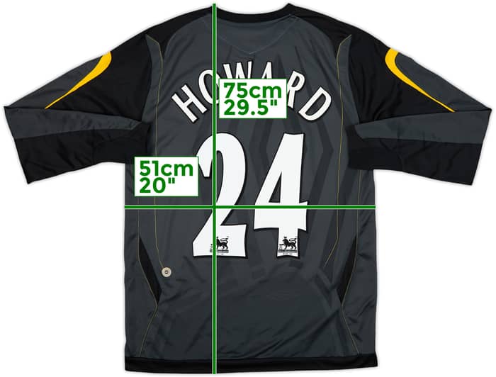 2006-07 Everton GK Shirt Howard #24 - 8/10 - (M)