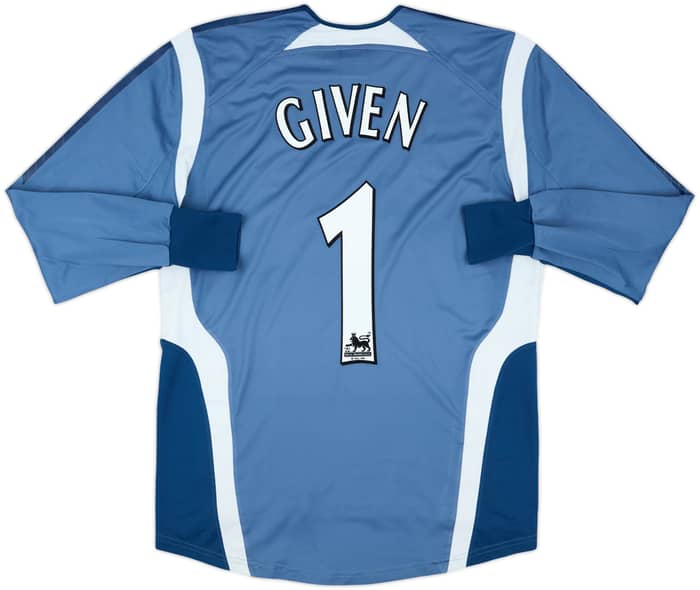 2005-06 Newcastle GK Shirt Given #1 - 8/10 - (M)