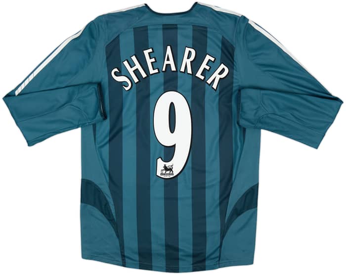 2005-06 Newcastle Away L/S Shirt Shearer #9 - 8/10 - (M)
