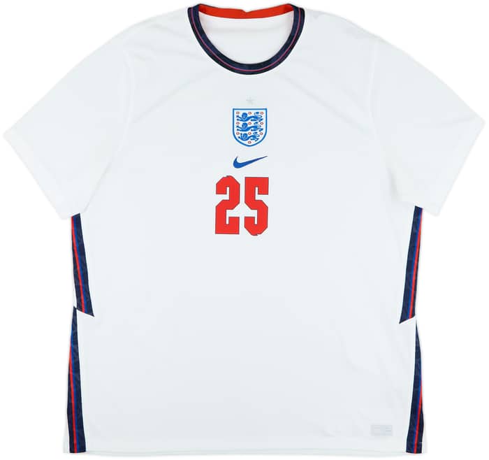 2020-22 England Home Shirt Saka #25 - 9/10 - (XXL)