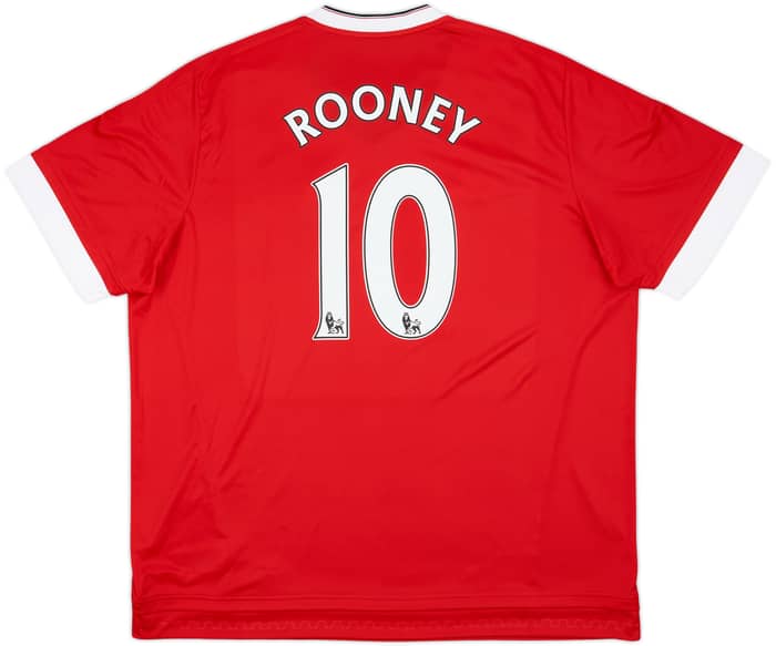 2015-16 Manchester United Home Shirt Rooney #10 (XXL)