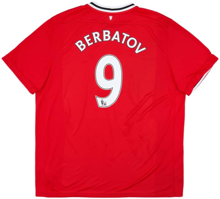 2011-12 Manchester United Home Shirt Berbatov #9 - 9/10 - (3XL)