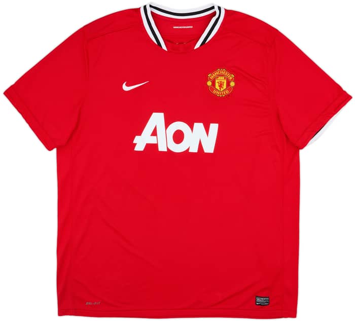 2011-12 Manchester United Home Shirt Berbatov #9 - 9/10 - (3XL)