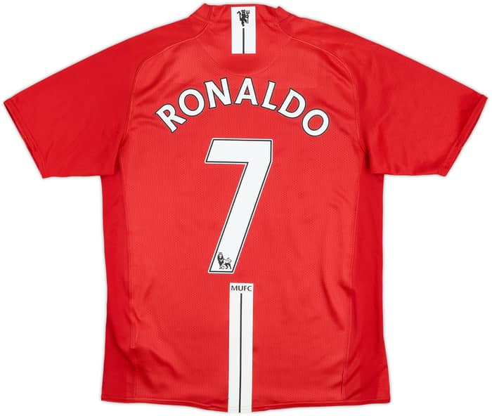 2007-09 Manchester United Home Shirt Ronaldo #7 - 6/10 - (S)