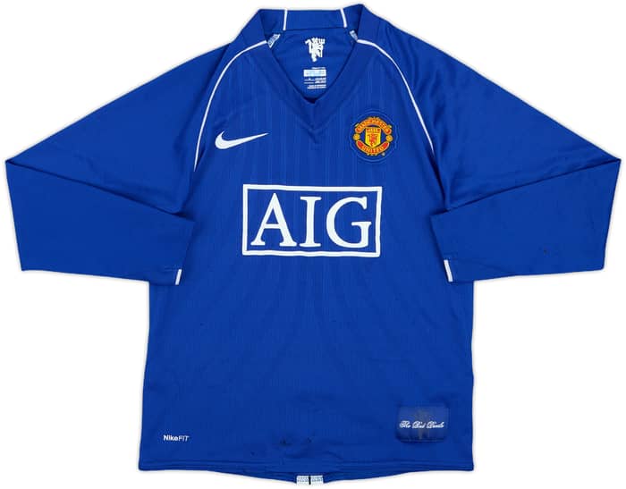 2007-08 Manchester United GK Shirt - 6/10 - (M.Boys)
