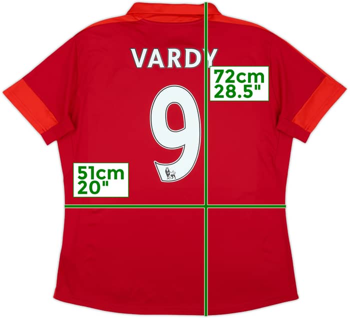 2016-17 Leicester Away Shirt Vardy #9 - 10/10 - (Women's L)