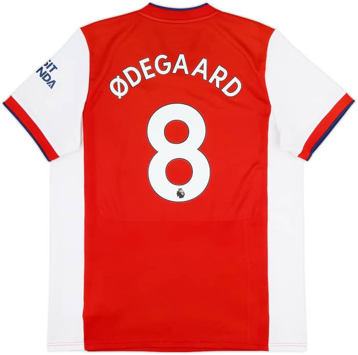 2021-22 Arsenal Home Shirt Odegaard #8 - 7/10 - (XL)