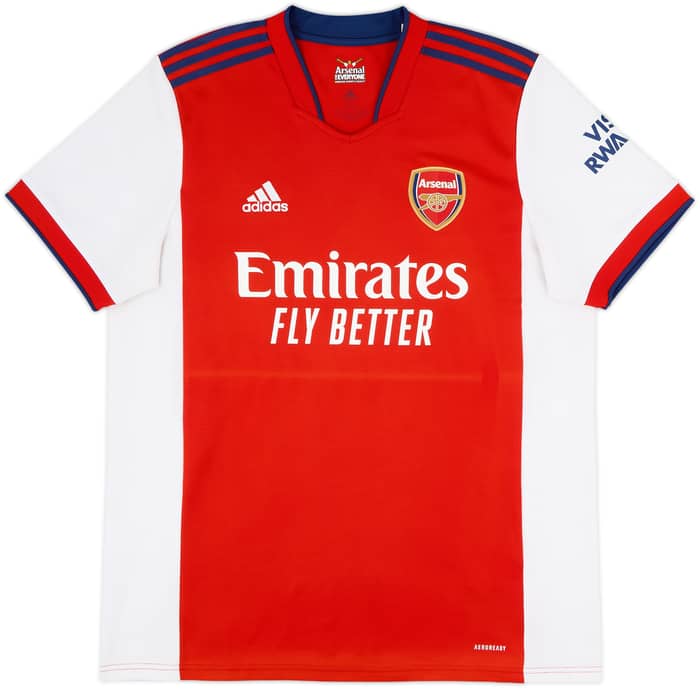 2021-22 Arsenal Home Shirt Odegaard #8 - 7/10 - (XL)