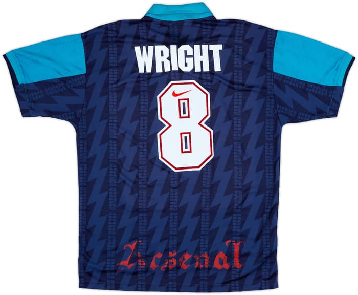 1994-95 Arsenal Away Shirt Wright #8 - 8/10 - (XL)