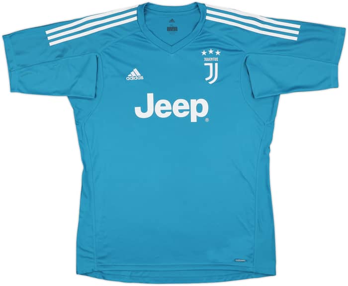 2017-18 Juventus GK S/S Shirt Buffon #1 - 9/10 - (XL)