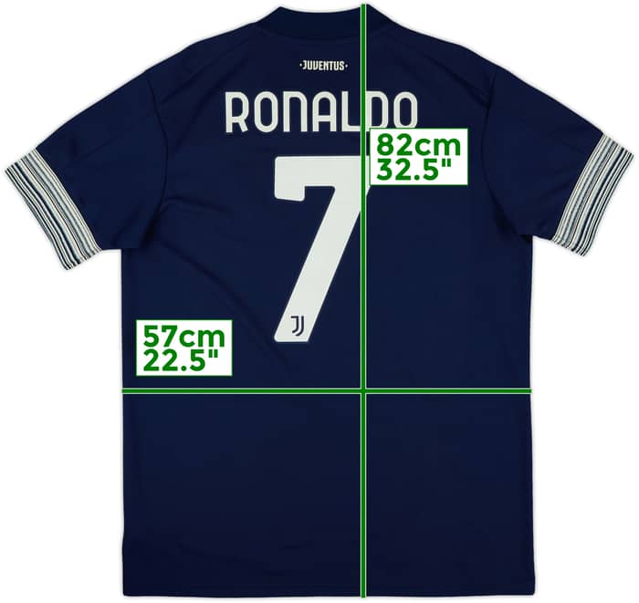 2020-21 Juventus Away Shirt Ronaldo #7 - 8/10 - (L)