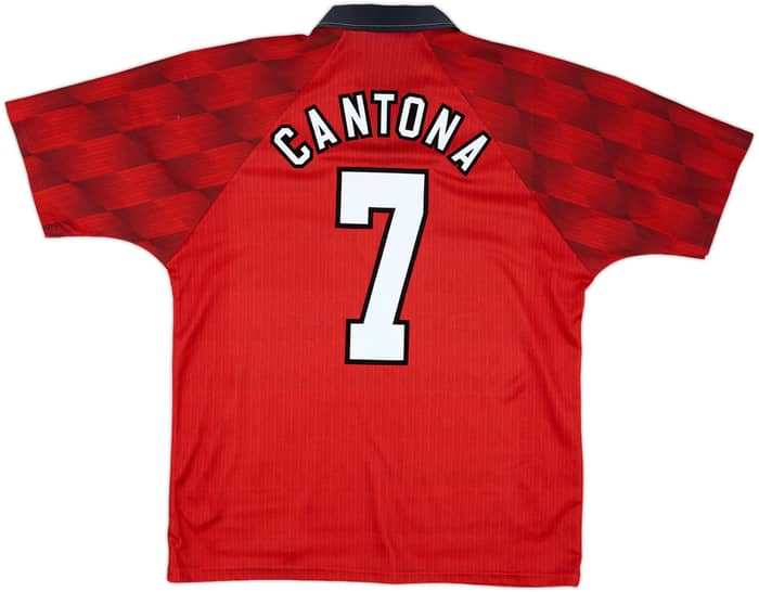 1996-98 Manchester United Home Shirt Cantona #7 - 5/10 - (L)